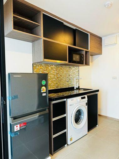picture For rent 📍 Cybiq Ratchada 32 📍 Fully furnished with appliances. Near BTS Ratchayothin. - 7/11