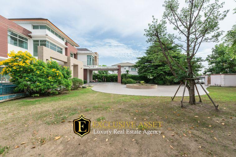 รูป ขายบ้านเดี่ยว Luxury ปัญญาอินทรา P5 ที่ดิน 1 ไร่ครึ่ง พร้อมสระว่ายน้ำ และเรือนรับรอง ใกล้สนามกอล์ฟปัญญา แฟชั่นไอส์แลนด์ - รูปที่ 4/46