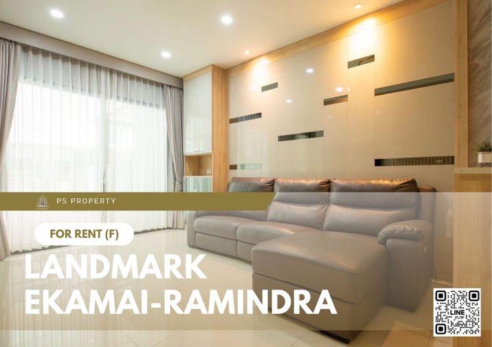 รูป ทาวน์เฮ้าส์ให้เช่า ✨ Landmark Ekamai-Ramindra ✨ 3 ห้องนอน 4 ห้องน้ำ เฟอร์นิเจอร์ และ เครื่องใช้ไฟฟ้าครบ  - รูปที่ 1/11