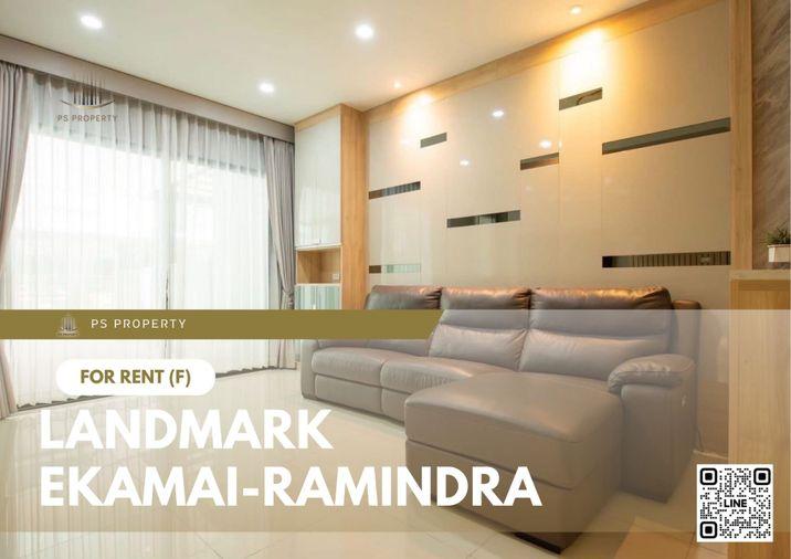 รูป ทาวน์เฮ้าส์ให้เช่า ✨ Landmark Ekamai-Ramindra ✨ 3 ห้องนอน 4 ห้องน้ำ เฟอร์นิเจอร์ และ เครื่องใช้ไฟฟ้าครบ - รูปที่ 1/11