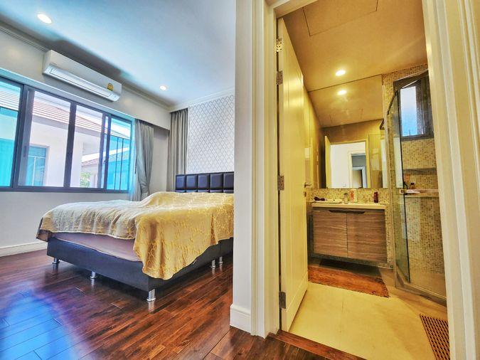 รูป ขาย ม.นาราสิริ ปิ่นเกล้า-สาย1 แปลงมุมติดสวน แต่งครบ 110 ตรว. 294 ตรม. พร้อมเข้าอยู่ - รูปที่ 36/37