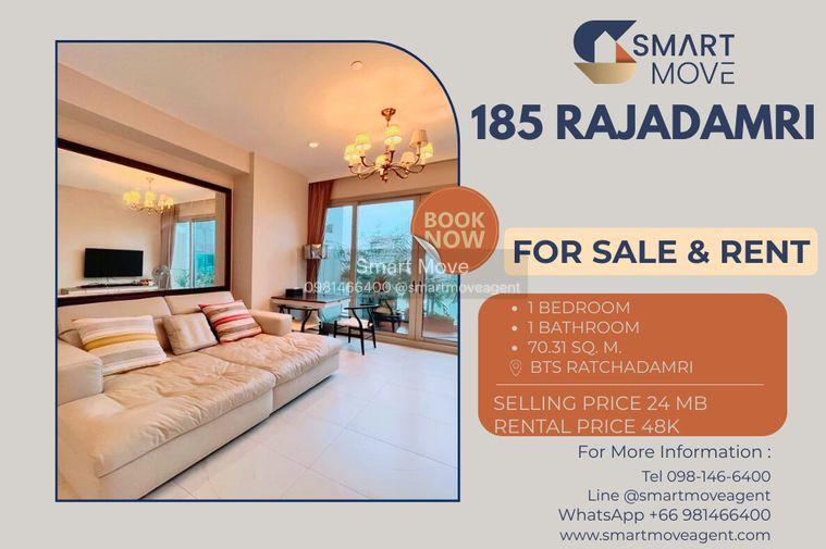 รูป 🔥 สำหรับขาย- เช่า !! คอนโด ระดับ SUPER LUXURY, ชั้นสูง 25+, ห้องทิศตะวันออก!! 🔥 Code C20221203144..185 Rajadamri, 1 นอน, 1 น้ำ, แต่งครบ, ราคาพิเศษ!! - รูปที่ 1/6
