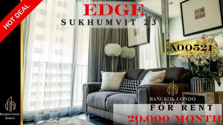 รูป 🍀🍀🍀Beautiful condo 🌸 ให้เช่า📌เอดจ์ สุขุมวิท 23 (Line:@rent2022) พร้อมเข้าอยู่ ✨A00521 - รูปที่ 1/18