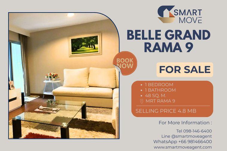 รูป 🔥 สำหรับขาย !! วิวเมือง, ชั้นสูง 11++, ทำเลดี !! 🔥 Code C20260100020..........Belle Grand Rama 9, 1 ห้องนอน, 1 ห้องน้ำ, แต่งครบ, ราคาพิเศษ!!📣📣 - รูปที่ 1/8