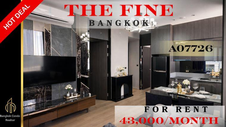 picture 🍀🍀🍀 Beautiful Condo for Rent 🌸 📌 The Fine Bangkok (Line: @rent2022) ✨ Ready to move in | Property Code: A07726 - 1/50