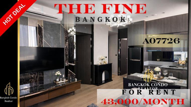 picture 🍀🍀🍀 Beautiful Condo for Rent 🌸 📌 The Fine Bangkok (Line: @rent2022) ✨ Ready to move in | Property Code: A07726 - 1/50
