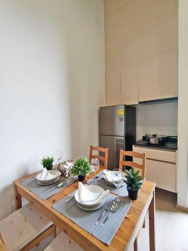 picture 🎀#PT2405_113 🎀💥Urgent💥 Available February 1st, 2026. Click quickly before it's gone‼️ For Rent 35k.🔥🔥 Noble Revolve Ratchada 2 Condo - 10/24