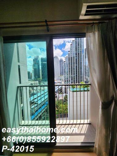 รูป P-42015 🏙️ วิวเมืองสวย! โนเบิล รีมิกซ์ 1 นอน ใกล้ BTS ทองหล่อ 30,000 บาท Line Id: @easythaihome 085-592-2897 - รูปที่ 14/16