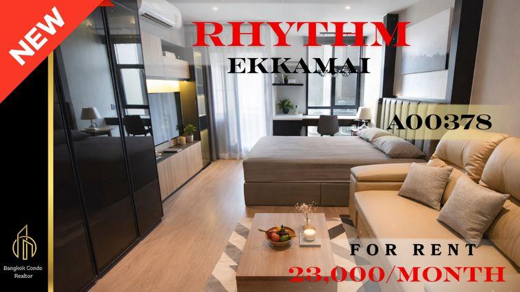 picture 🍀🍀🍀 Exclusive Unit for Rent 🌹🌹 📌 Rhythm Ekkamai 🌸 (Line: @rent2022) ✨ Ready to move in | Property Code: A00378 - 1/15