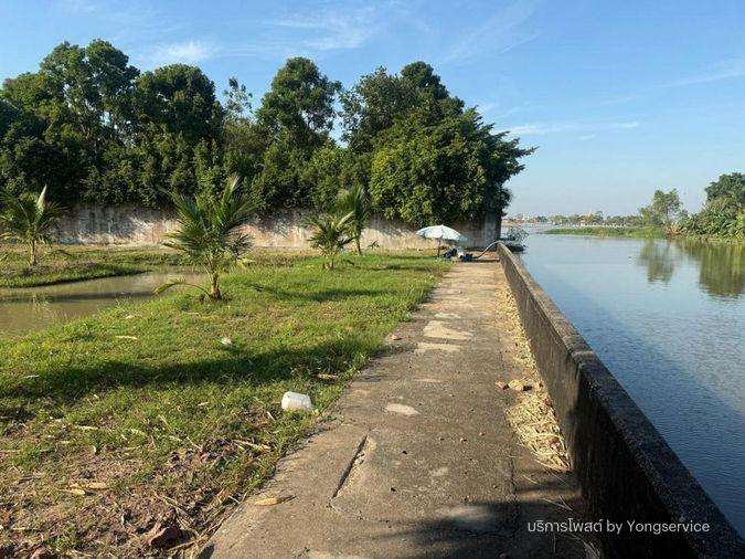 รูป Call : 096-090-7999 ขายที่ดิน 291.5 ตารางวา ด้านหน้าติดถนนสุคนธวิท ด้านหลังติดแม่น้ำ ตำบลตลาดกระทุ่มแบน อำเภอกระทุ่มแบน สมุทรสาคร - รูปที่ 5/13