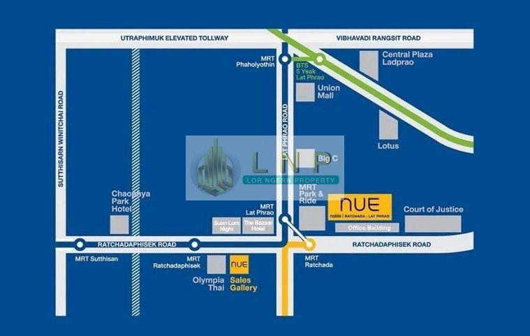 รูป 🏢 ขายคอนโด : Nue Noble Ratchada - Lat Phrao (นิว โนเบิล รัชดา - ลาดพร้าว) รหัสทรัพย์ | 📌LNP-C11649 - รูปที่ 6/6