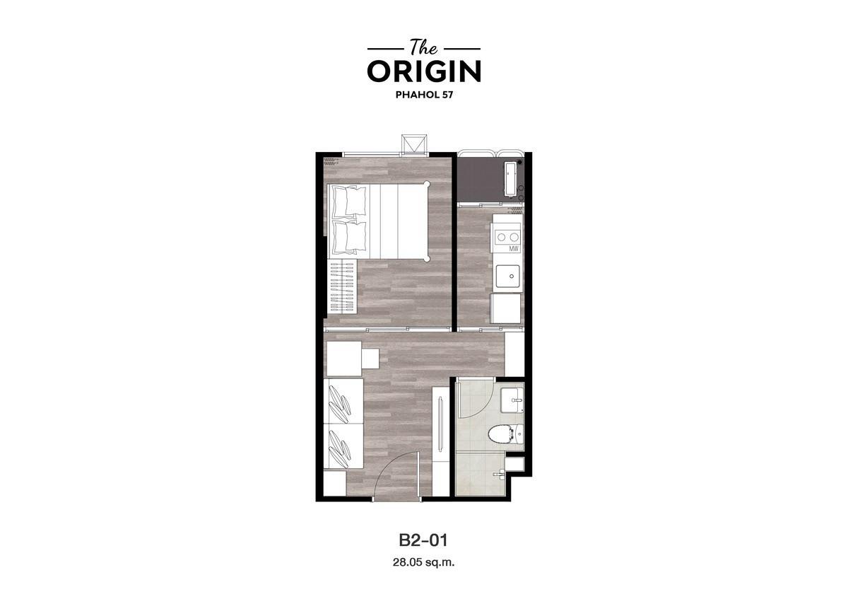 รูป 🏢 ขายคอนโด : The Origin Phahol - Saphanmai (ดิ ออริจิ้น พหลฯ - สะพานใหม่)   รหัสทรัพย์ | 📌LNP-C11647  - รูปที่ 7/7