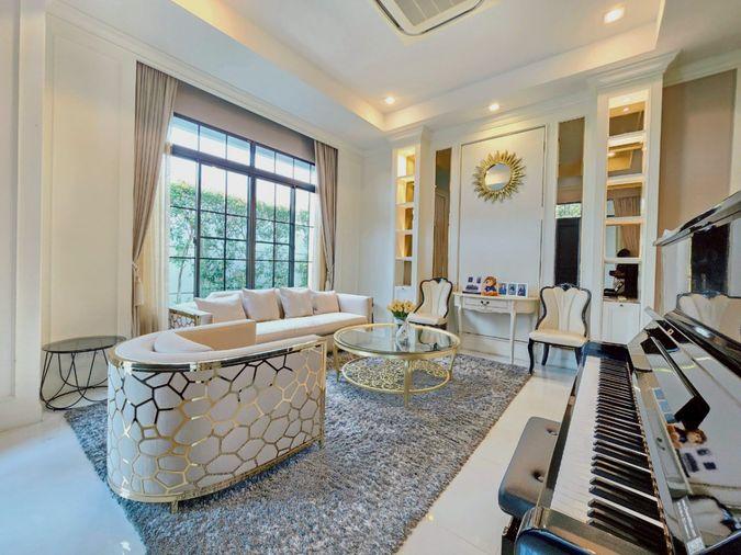 รูป [บ้านหลังริม] ลดาวัลย์ ราชพฤกษ์-ปิ่นเกล้า 470 ตร.ม. สวนสวยสไตล์อังกฤษ ทิศใต้รับลม - รูปที่ 4/11