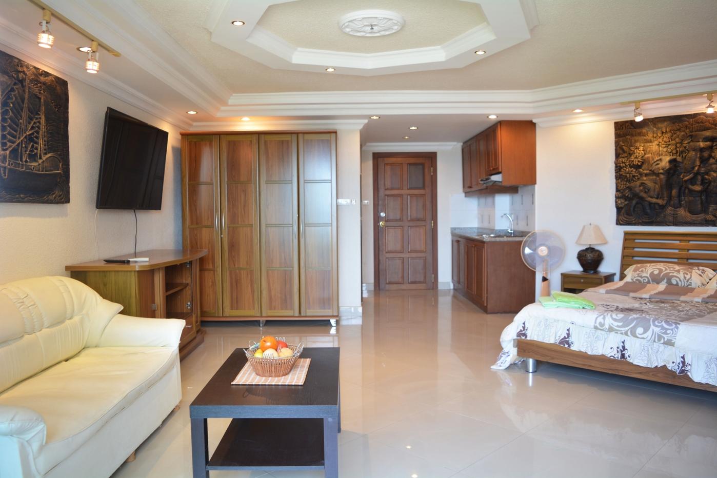 รูป Angket Condominium Large Studio for Rent Jomtien Pattaya - รูปที่ 4/14