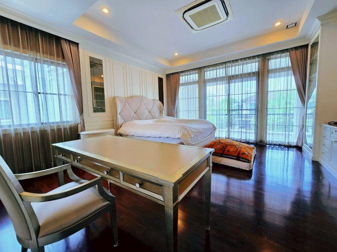 รูป [บ้านหลังริม] ลดาวัลย์ ราชพฤกษ์-ปิ่นเกล้า 470 ตร.ม. สวนสวยสไตล์อังกฤษ ทิศใต้รับลม - รูปที่ 7/11