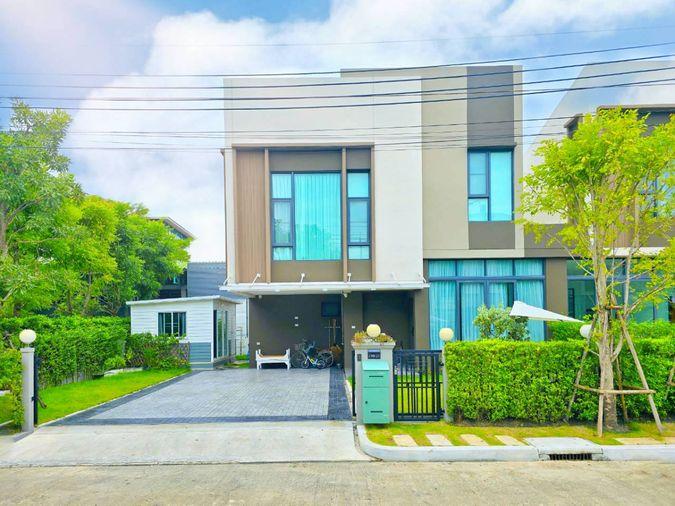 รูป [เดินทางสะดวก] ขายบ้านกลางเมือง The Edition ปิ่นเกล้า-บรม 2 บ้านแฝดหลังมุม 57.1 ตร.ว ติดสวน 8 นาทีถึง Central Westville ใกล้เด่นหล้า-จิตตเมตต์ - รูปที่ 1/17