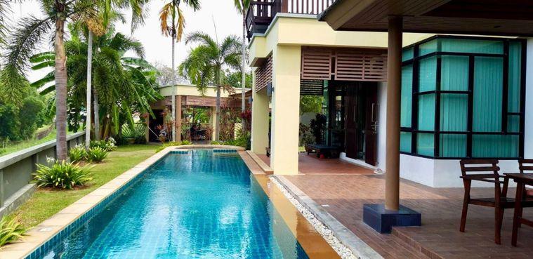 รูป KT0195📲LineID @556ryccg🏡เช่าบ้าน เดอะวิลเลจ พรประภานิมิต34 4ห้องนอน 178ตรว 1ห้องแม่บ้าน พร้อมเฟอร์นิเจอร์ - รูปที่ 1/6
