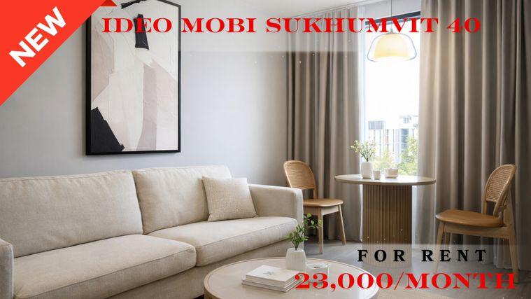 picture 🍀🍀🍀 Best Deal 🌹🌹For Rent  📌 IDEO Mobi Sukhumvit 40 🌸 (Line: @rent2022) ✨ Ready to Move In | Property Code: A10468 - 1/10