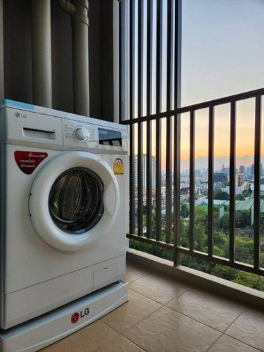 รูป PFD-07903 ให้เช่า Supalai Veranda Ramkhamhaeng ติดถนนใหญ่ 30 ตรม.มีเครื่องซักผ้า 12,000 บาท  - รูปที่ 7/7