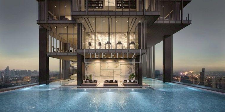 รูป ✨ ส่วนกลางหลักร้อยล้าน Hyde Heritage Thonglor สระว่ายน้ำ Sky Pool และ Onsen ส่วนตัว วิวทองหล่อ 360 องศา 🎉 - รูปที่ 16/17