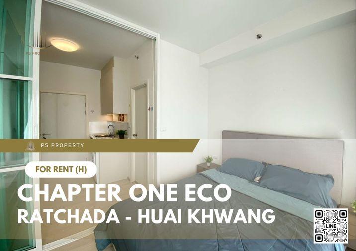 รูป ให้เช่า 📍 Chapter One Eco Ratchada - Huai Khwang 📍 เฟอร์นิเจอร์ และ เครื่องใช้ไฟฟ้าครบ ใกล้ MRT ห้วยขวาง - รูปที่ 1/11
