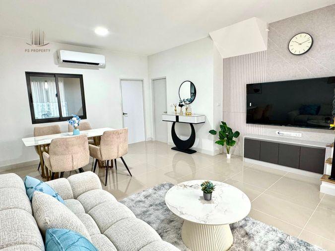 รูป ทาวน์เฮ้าส์ให้เช่า ✨ Pleno Sukhumvit-Bangna 3 ✨ 3 ห้องนอน 2 ห้องน้ำ เฟอร์นิเจอร์ และ เครื่องใช้ไฟฟ้าครบ - รูปที่ 9/10