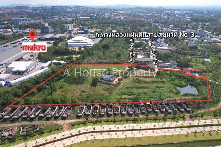 รูป ขายที่ดินพัทยา แปลงสวย ติดกับศูนย์การค้า แม็คโครพัทยาใต้ - รูปที่ 1/10