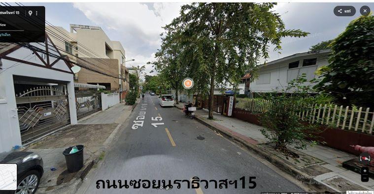 รูป ขายที่ดินเปล่า 63 ตรว. ทำเลดี ติดถนน2 ด้าน ซอยนราธิวาสราชนครินทร์15 และ13 - รูปที่ 3/4