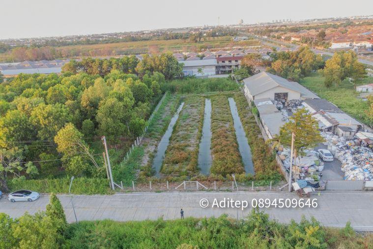picture Land for sale, Soi Bongkot 59, Khlong Song, Pathum Thani, size 2 rai, on a concrete road, good location, suitable for developing into a warehouse - 10/18