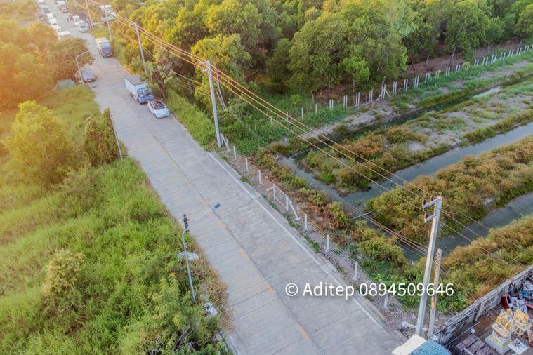 picture Land for sale, Soi Bongkot 59, Khlong Song, Pathum Thani, size 2 rai, on a concrete road, good location, suitable for developing into a warehouse - 6/18