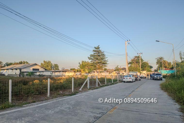 picture Land for sale, Soi Bongkot 59, Khlong Song, Pathum Thani, size 2 rai, on a concrete road, good location, suitable for developing into a warehouse - 18/18
