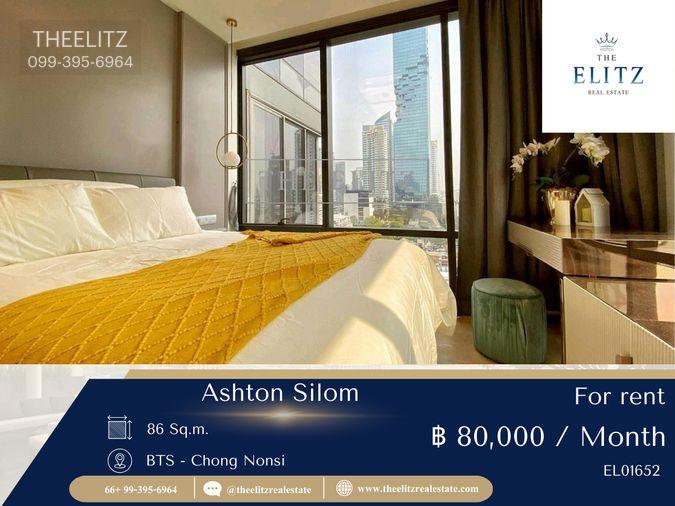 รูป ✨ Live Above the Vibe ✨ Ashton Silom ห้องหรูใจกลางย่านเศรษฐกิจ ✔ - รูปที่ 1/10