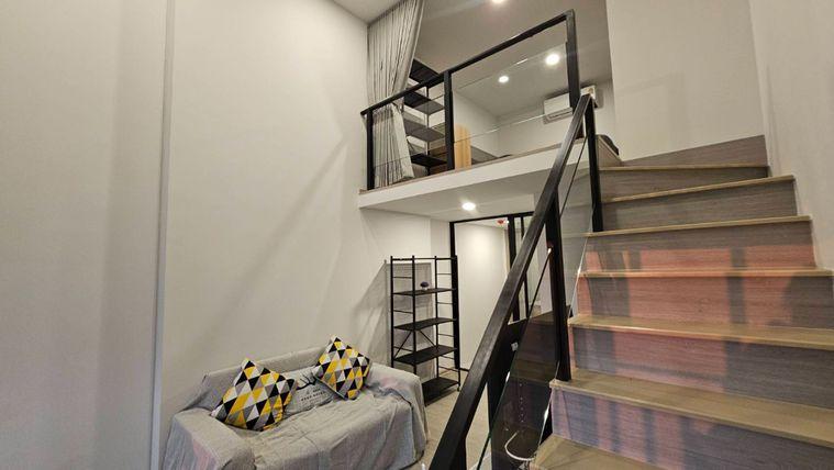 picture For rent 🔥 Origin Plug & Play Ramkhamhaeng Triple Station 🔥 DUPLEX room, complete furniture and electrical appliances. - 7/14