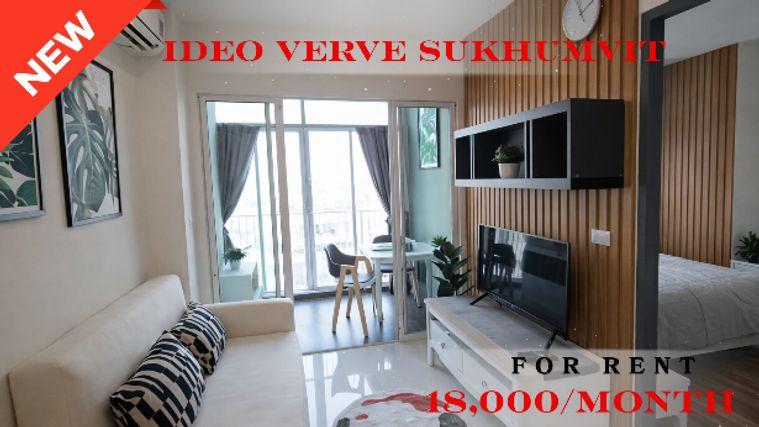 picture 🍀🍀🍀 Exclusive Unit for Rent 🌹🌹 📌 IDEO VERVE Sukhumvit 🌸 (Line: @rent2022) | Ready to move in ✨ Property Code: A10481 - 1/13