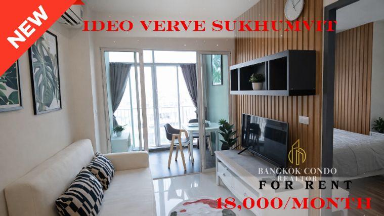 picture 🍀🍀🍀 Exclusive Unit for Rent 🌹🌹 📌 IDEO VERVE Sukhumvit 🌸 (Line: @rent2022) | Ready to move in ✨ Property Code: A10481 - 1/13