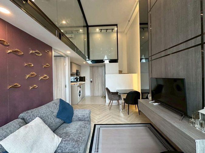 รูป Knightsbridge Prime Sathorn | Duplex 2 ห้องนอน ใกล้ BTS ช่องนนทรี #2026013013837#FC #MKT - รูปที่ 2/4