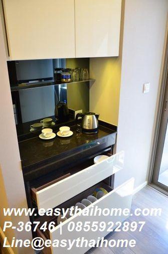 รูป P-36746 ห้องสวย! เดอะรูม สาทร-เซนต์หลุยส์ 1 นอน วิวสระ 20,000 บาท ใกล้ BTS เซนต์หลุยส์ | Line Id @easythaihome | 085-592-2897 - รูปที่ 3/5