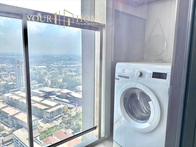 รูป ให้เช่า : Keen condo : 1 Bed 35 ตรม. ชั้น 35 วิวเมืองและภูเขา ใกล้ห้างโรบินสัน ติดถนนสุขุมวิท - รูปที่ 3/9