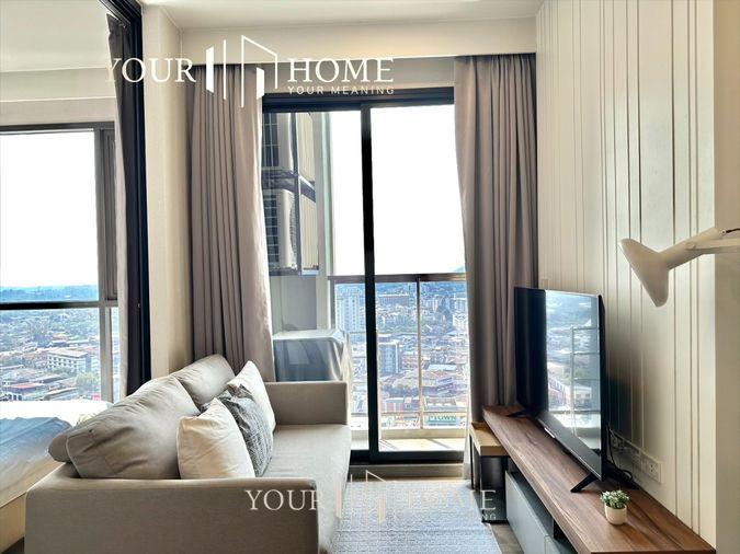 รูป Keen condo 1 ห้องนอน ชั้น 21 วิวภูเขา 35 ตรม พร้อมเข้าอยู่ คอนโดใจกลางศรีราชา - รูปที่ 10/16