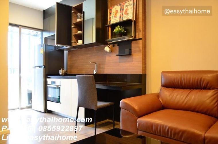 รูป P-36746 ห้องสวย! เดอะรูม สาทร-เซนต์หลุยส์ 1 นอน วิวสระ 20,000 บาท ใกล้ BTS เซนต์หลุยส์ | Line Id @easythaihome | 085-592-2897 - รูปที่ 2/5