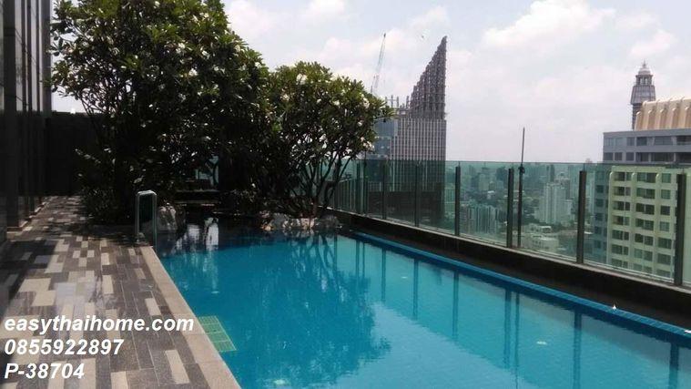 รูป P-38704 วิวเมืองสุดปัง! ดิ แอดเดรส สาทร 2 นอน ใกล้ MRT ลุมพินี 55,000 บาท Line Id @easythaihome 085-592-2897 - รูปที่ 11/13