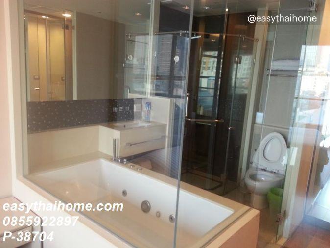 รูป P-38704 วิวเมืองสุดปัง! ดิ แอดเดรส สาทร 2 นอน ใกล้ MRT ลุมพินี 55,000 บาท Line Id @easythaihome 085-592-2897 - รูปที่ 12/13