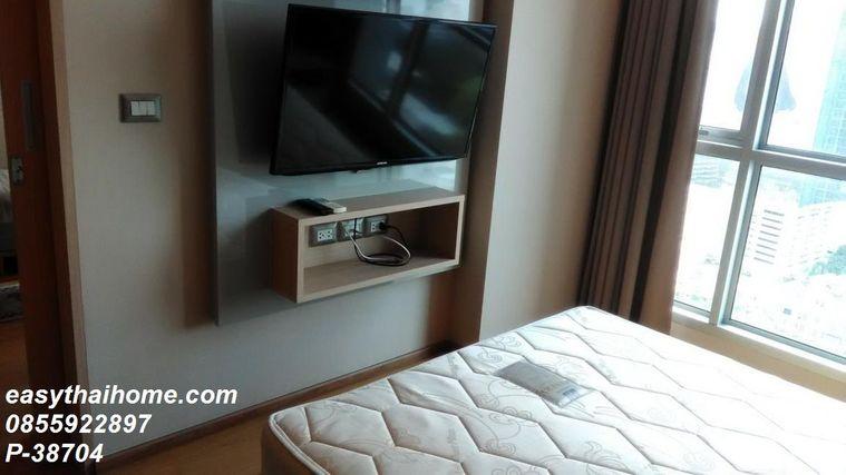รูป P-38704 วิวเมืองสุดปัง! ดิ แอดเดรส สาทร 2 นอน ใกล้ MRT ลุมพินี 55,000 บาท Line Id @easythaihome 085-592-2897 - รูปที่ 6/13