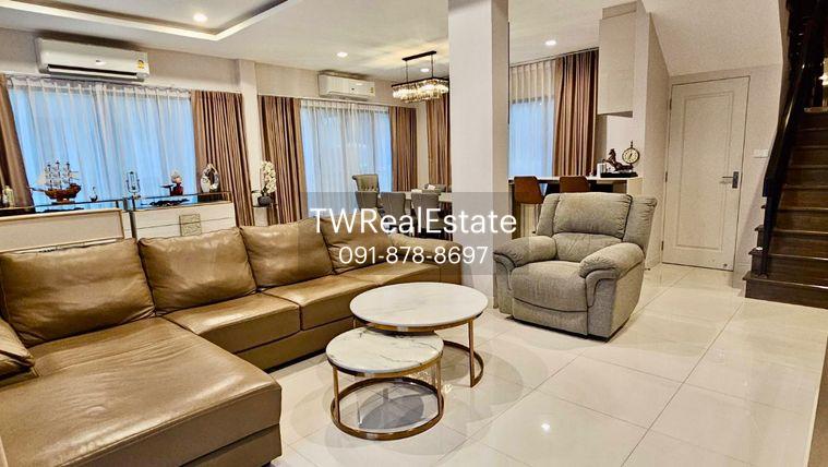 รูป ขายบ้านเดี่ยว 2 ชั้น Bangkok Boulevard พระราม 9 บ้านหรูสภาพเยี่ยม ตกแต่งคลาสสิก Built-in ครบ พร้อมเข้าอยู่ ทำเลศักยภาพกรุงเทพกรีฑาตัดใหม่ - รูปที่ 2/18