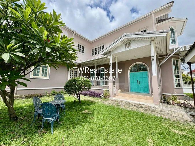picture For Sale: Corner Detached House on Sukhumvit 101 Large Land Plot 149 SQ.W. | Split-Level L-Shape Design | Near BTS Punnawithi - 4/36
