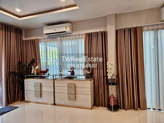 รูป ขายบ้านเดี่ยว 2 ชั้น Bangkok Boulevard พระราม 9 บ้านหรูสภาพเยี่ยม ตกแต่งคลาสสิก Built-in ครบ พร้อมเข้าอยู่ ทำเลศักยภาพกรุงเทพกรีฑาตัดใหม่ - รูปที่ 11/18