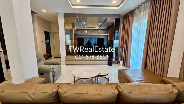 รูป ขายบ้านเดี่ยว 2 ชั้น Bangkok Boulevard พระราม 9 บ้านหรูสภาพเยี่ยม ตกแต่งคลาสสิก Built-in ครบ พร้อมเข้าอยู่ ทำเลศักยภาพกรุงเทพกรีฑาตัดใหม่ - รูปที่ 9/18