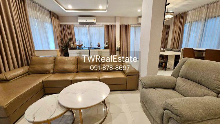รูป ขายบ้านเดี่ยว 2 ชั้น Bangkok Boulevard พระราม 9 บ้านหรูสภาพเยี่ยม ตกแต่งคลาสสิก Built-in ครบ พร้อมเข้าอยู่ ทำเลศักยภาพกรุงเทพกรีฑาตัดใหม่ - รูปที่ 5/18