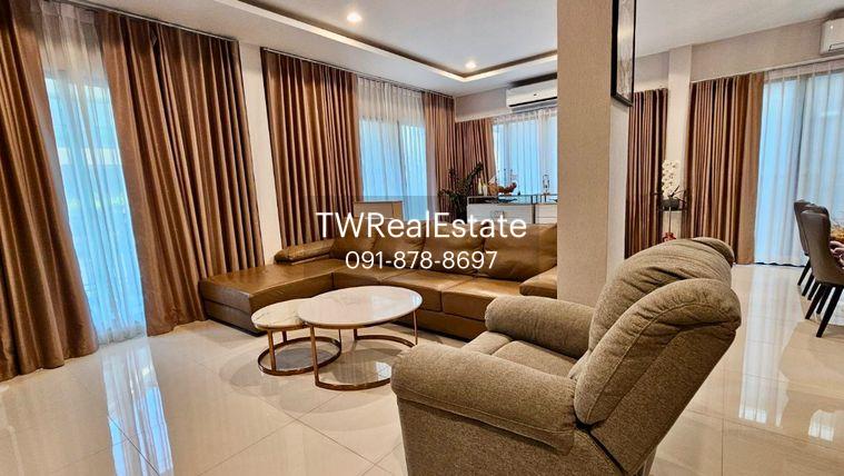รูป ขายบ้านเดี่ยว 2 ชั้น Bangkok Boulevard พระราม 9 บ้านหรูสภาพเยี่ยม ตกแต่งคลาสสิก Built-in ครบ พร้อมเข้าอยู่ ทำเลศักยภาพกรุงเทพกรีฑาตัดใหม่ - รูปที่ 3/18