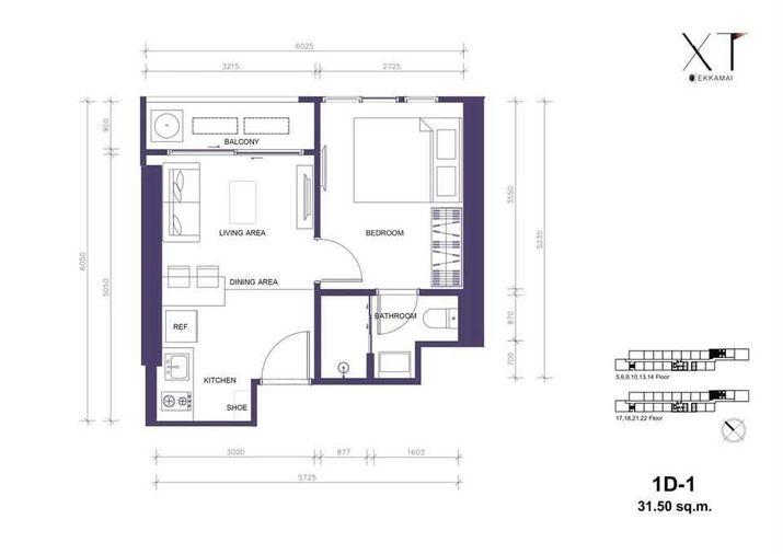 รูป Condo for Rent: XT Ekkamai  Near BTS Ekkamai (approx. 1.6 kilometers) - รูปที่ 8/10